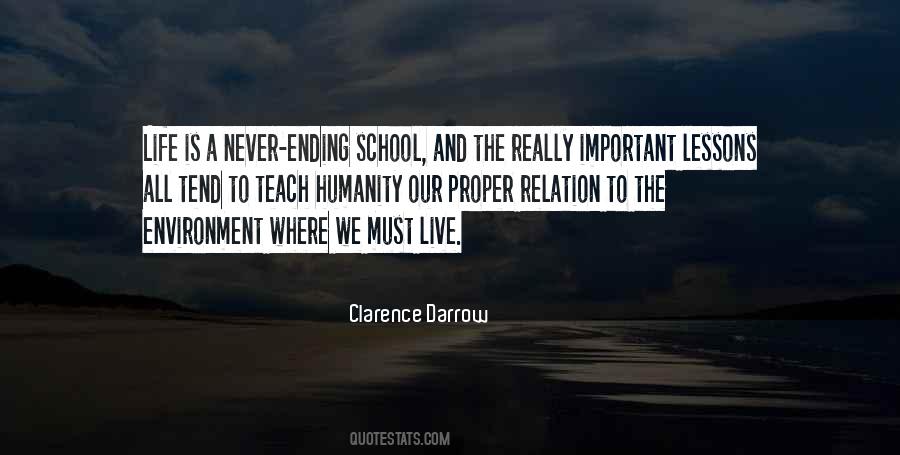 Quotes About Ending School #821573