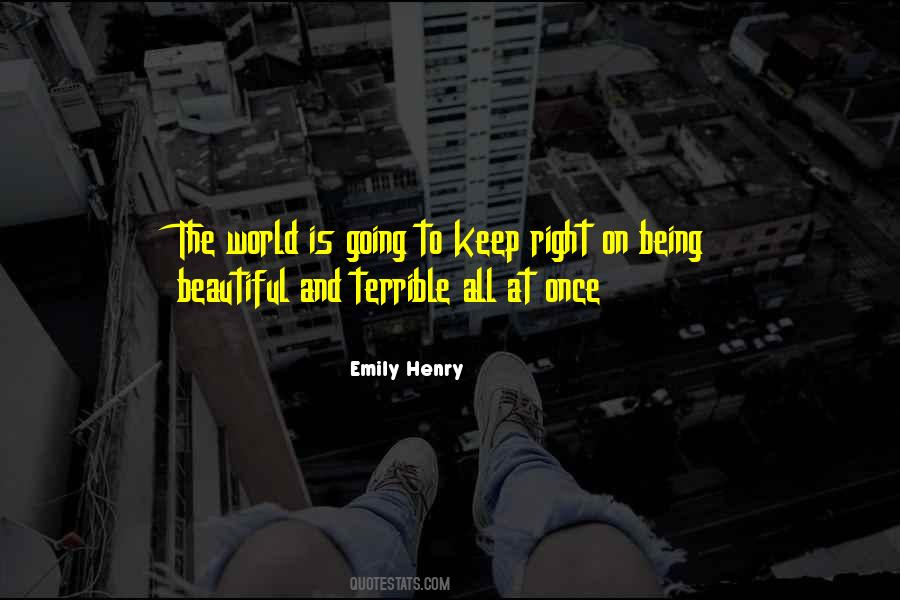 Quotes About Terrible World #168169