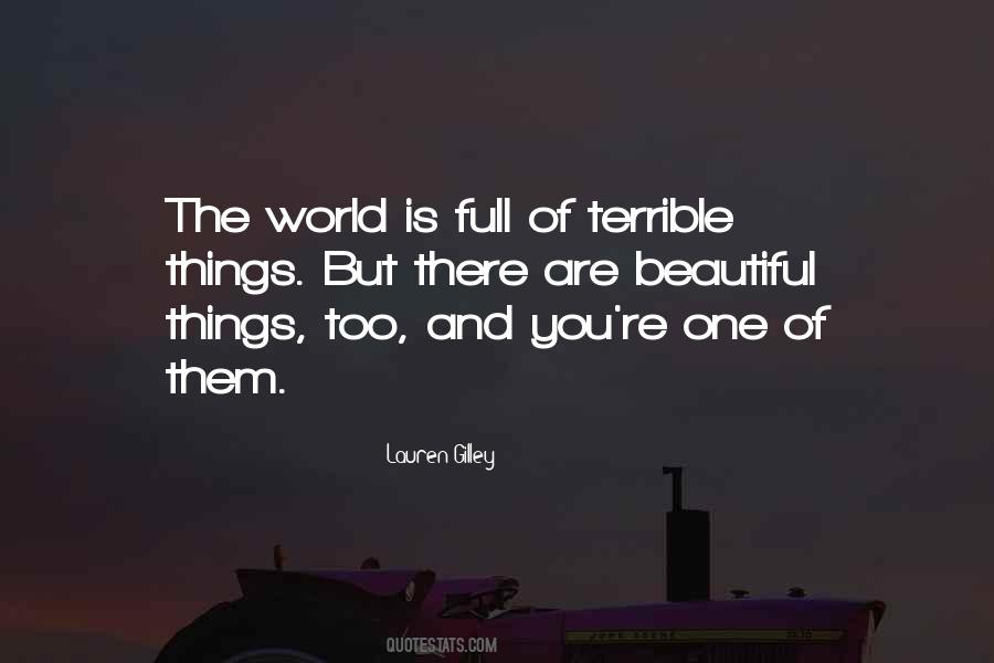 Quotes About Terrible World #185734