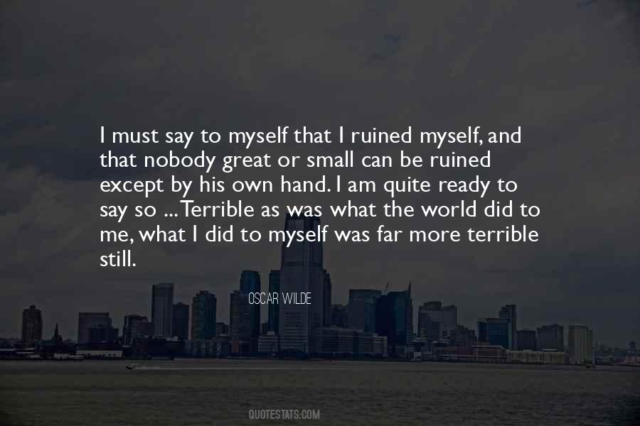 Quotes About Terrible World #91680