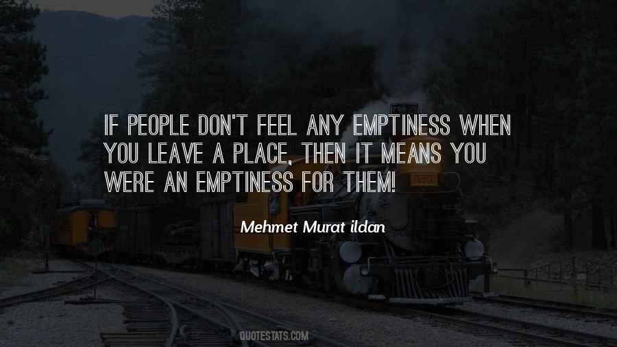 Quotes About Empty People #325828