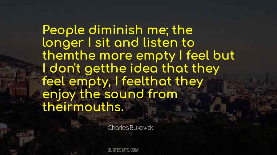 Quotes About Empty People #353827