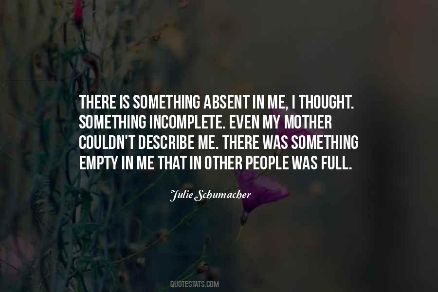 Quotes About Empty People #47548