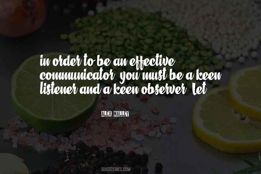 Keen Observer Quotes #1563486