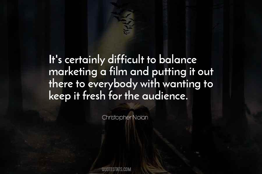 Keep Balance Quotes #415015