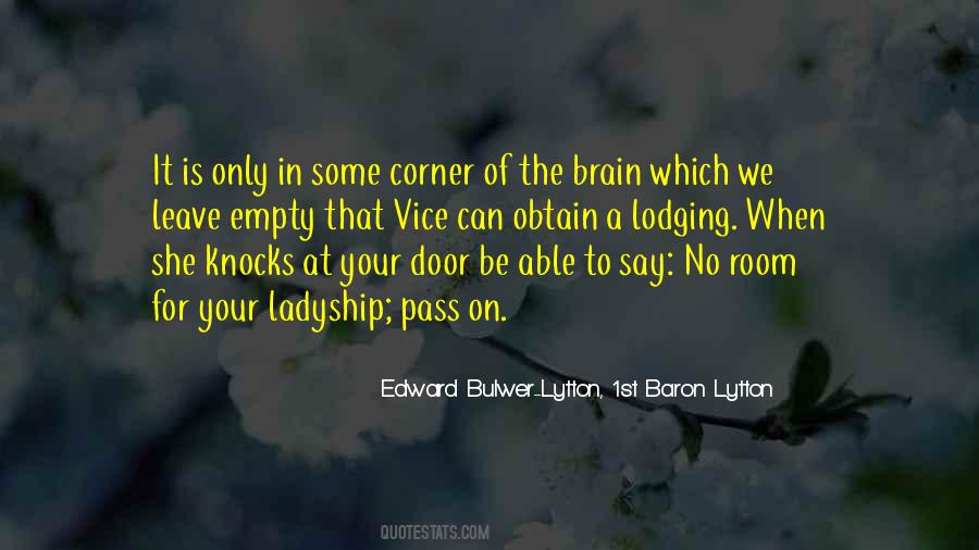Quotes About Empty Brain #1219670