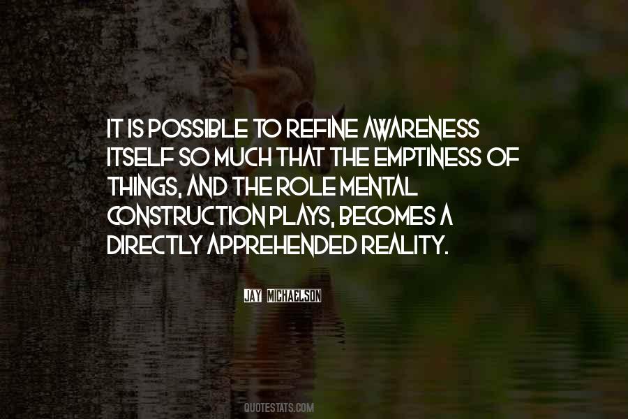 Quotes About Emptiness Reality #1169776