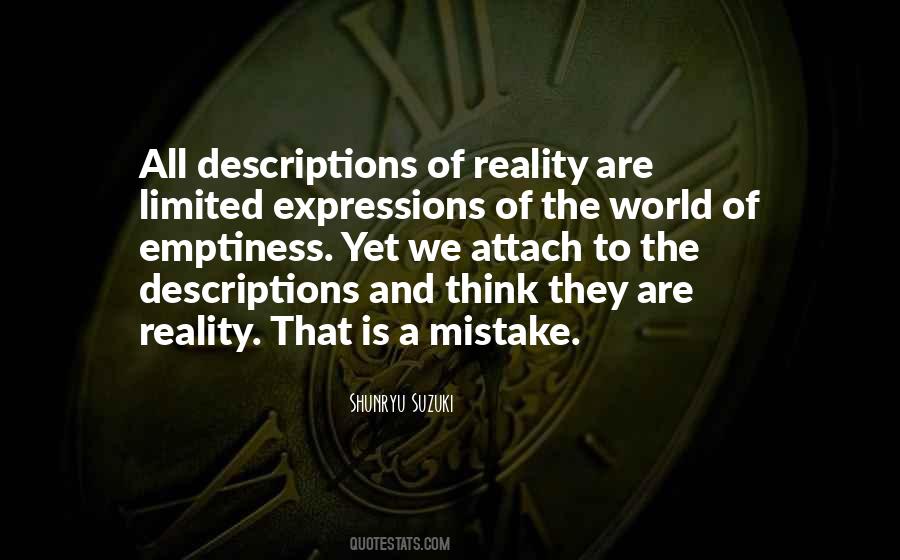 Quotes About Emptiness Reality #1727090