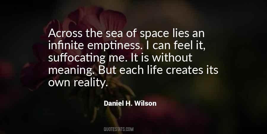 Quotes About Emptiness Reality #99552