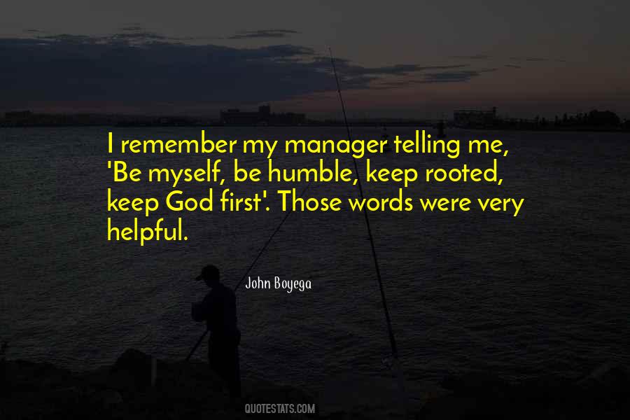 Keep God First Quotes #1676793