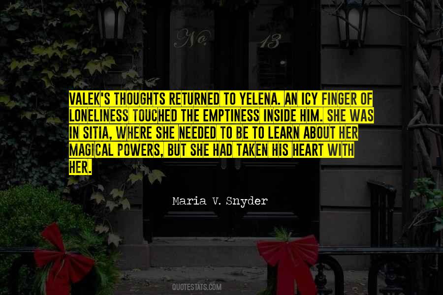 Quotes About Emptiness In Your Heart #279531