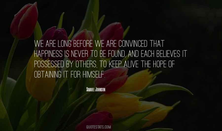 Keep Hope Alive Quotes #1847195