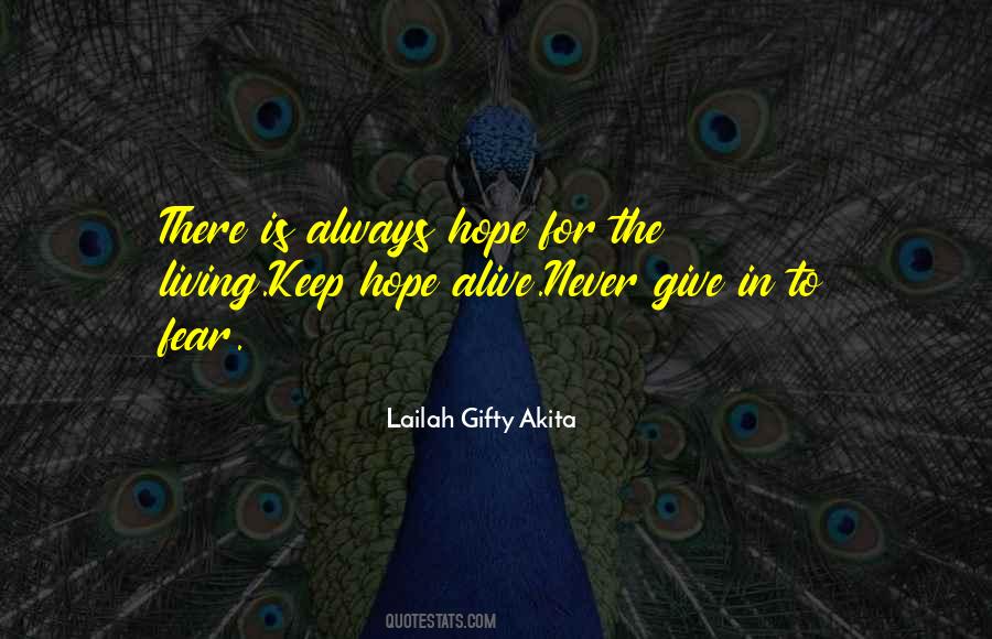 Keep Hope Alive Quotes #92482