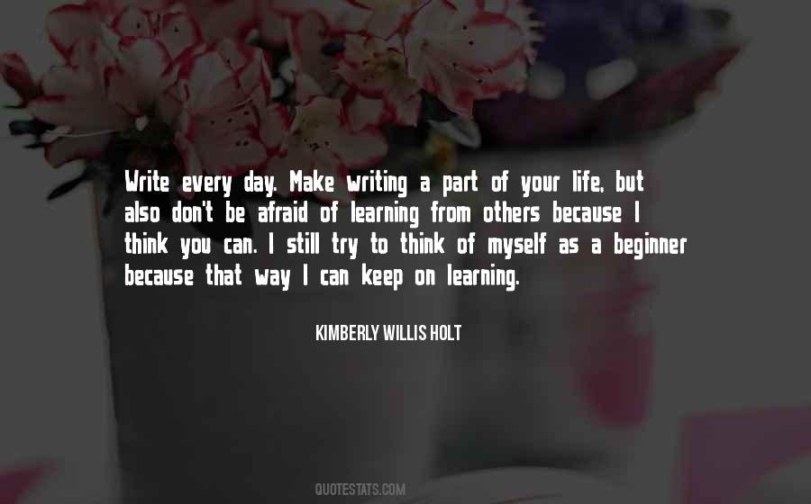Keep On Writing Quotes #1191735