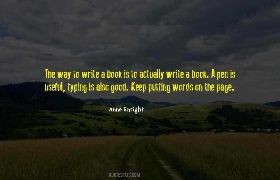 Keep On Writing Quotes #1278746