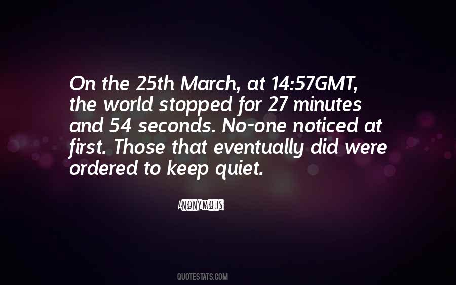 Keep Quiet Quotes #1134382