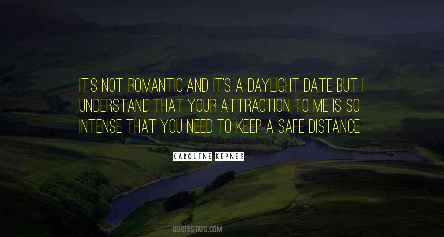 Keep Safe Distance Quotes #1677321