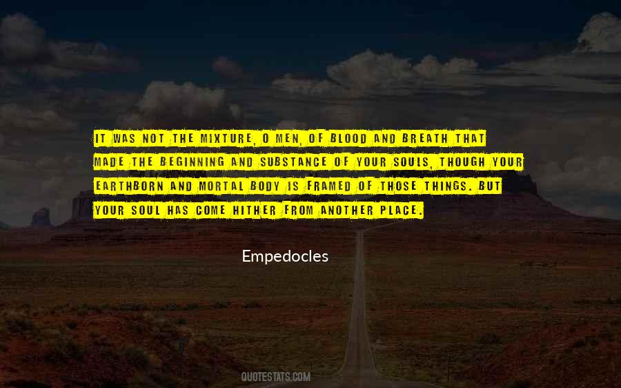 Quotes About Empedocles #450145