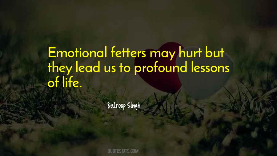 Quotes About Emotional Hurt #1472948