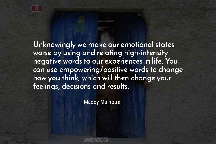 Quotes About Emotional Decisions #1335213