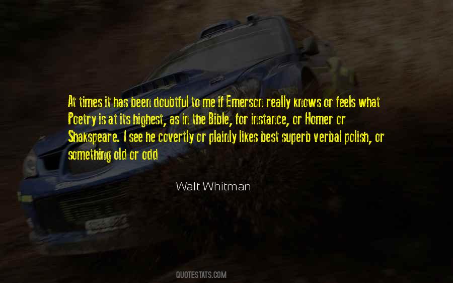 Quotes About Emerson Whitman #693405