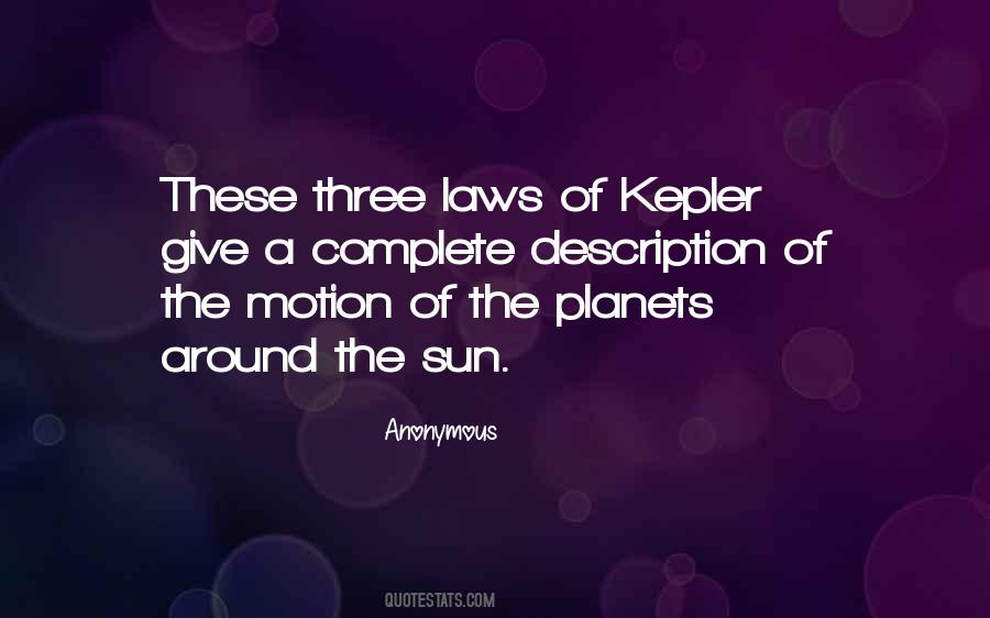 Kepler's Quotes #1199178
