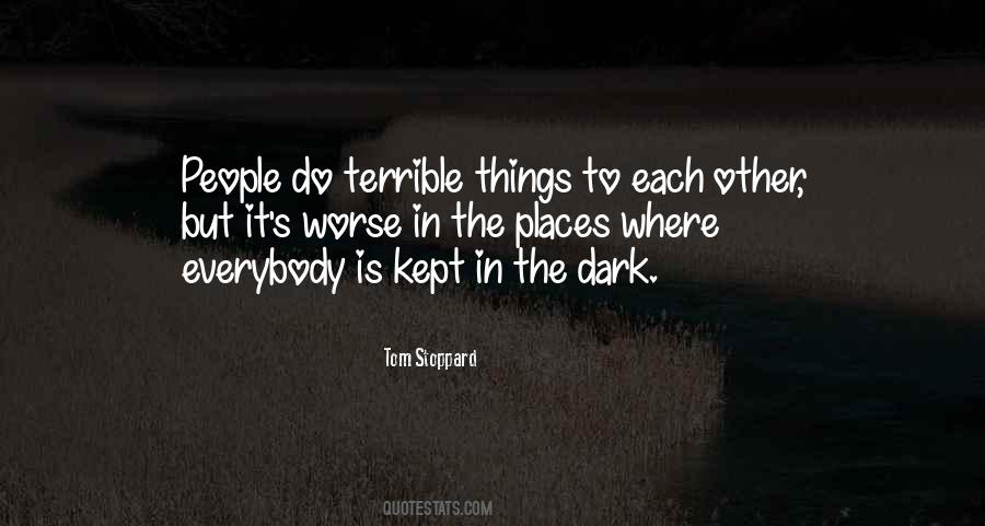 Kept In The Dark Quotes #361210