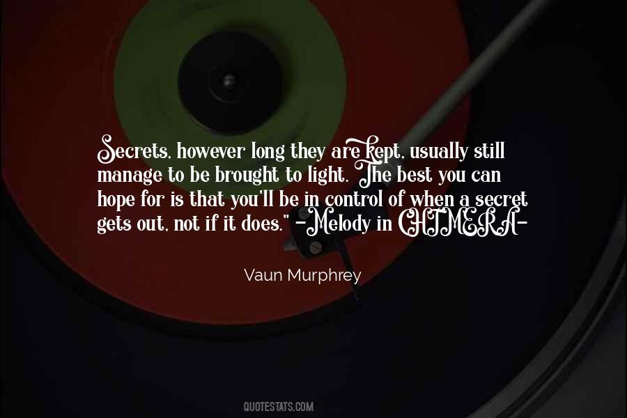 Kept Secret Quotes #177072