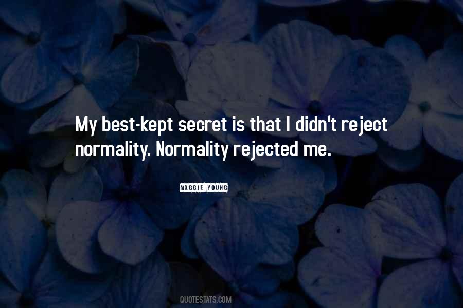 Kept Secret Quotes #338594