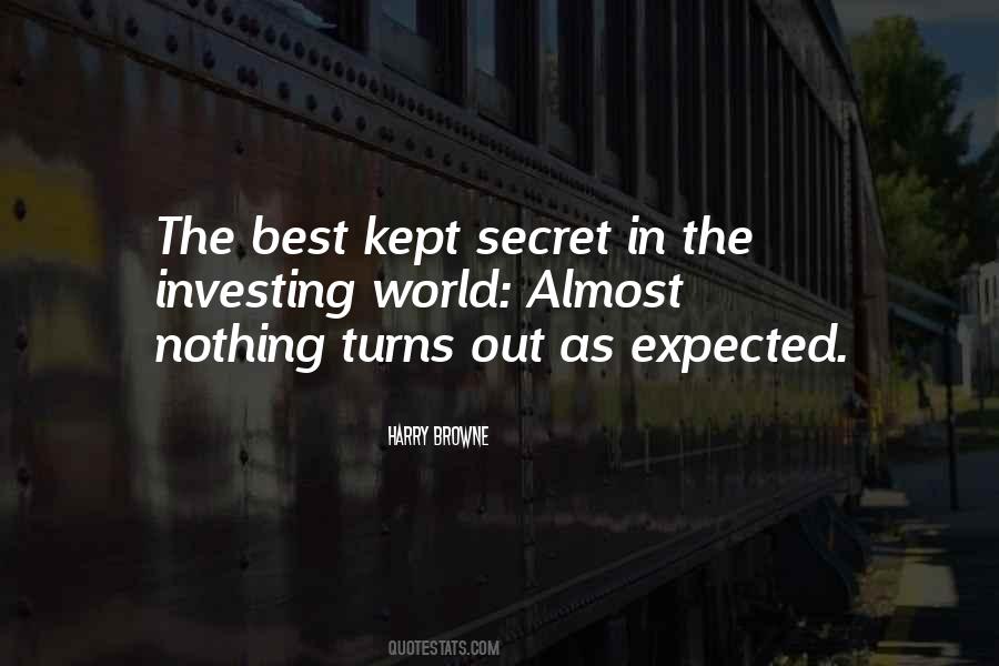 Kept Secret Quotes #697364