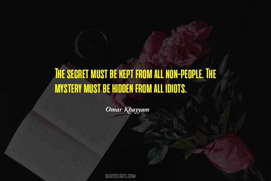 Kept Secret Quotes #934613