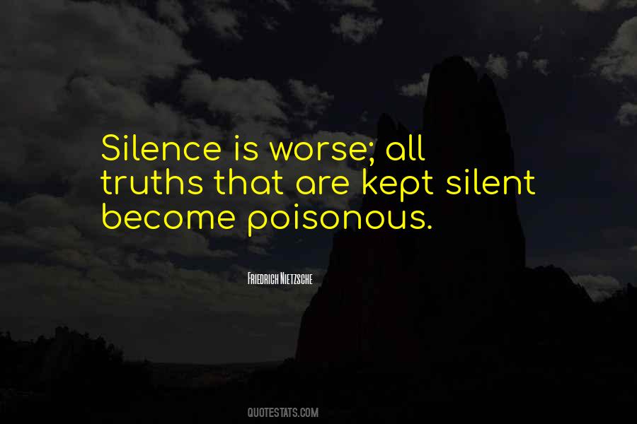 Kept Silent Quotes #246782