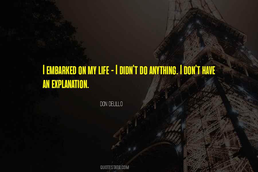 Quotes About Embarked #667390