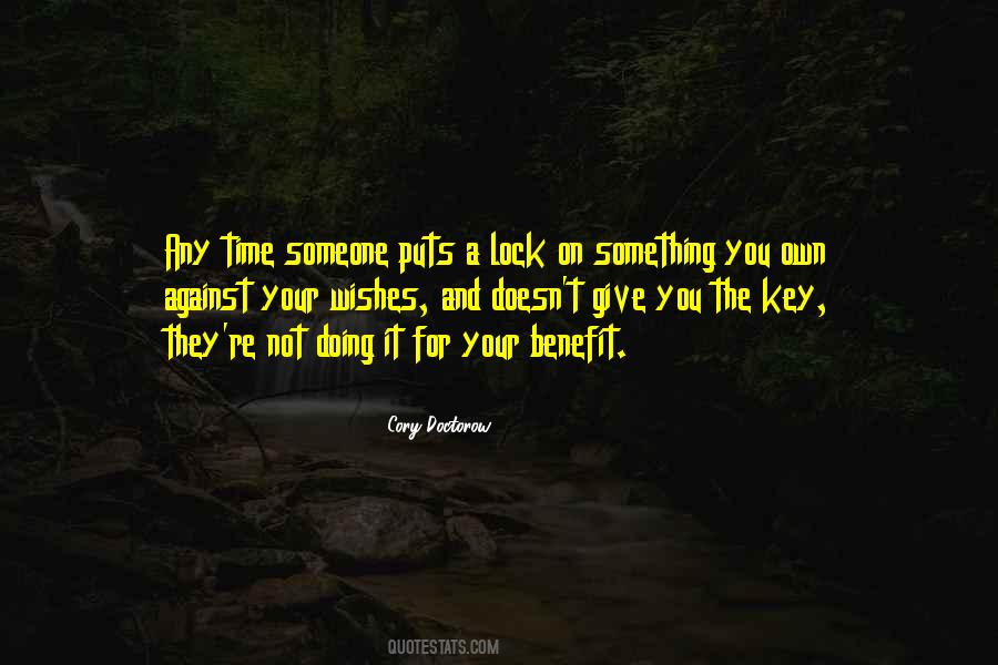 Key And Lock Quotes #628789