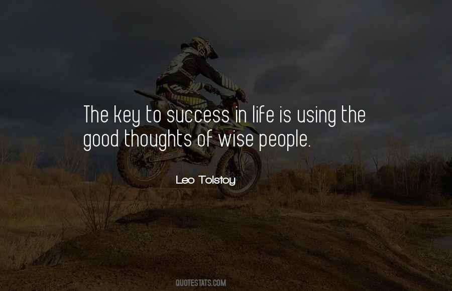 Key In Life Quotes #517953