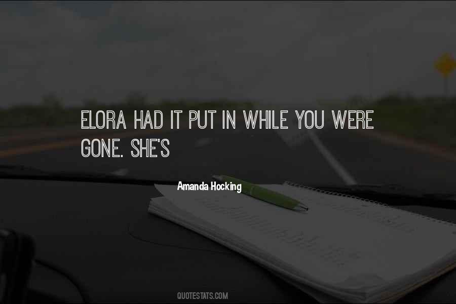 Quotes About Elora #109935