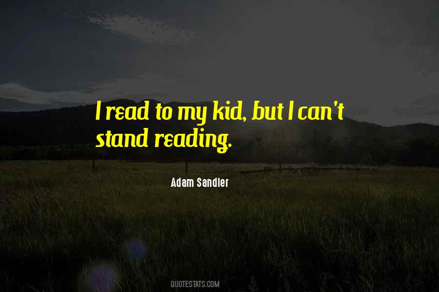 Kid Reading Quotes #807499