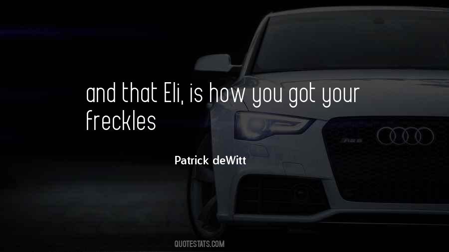 Quotes About Eli #1165237