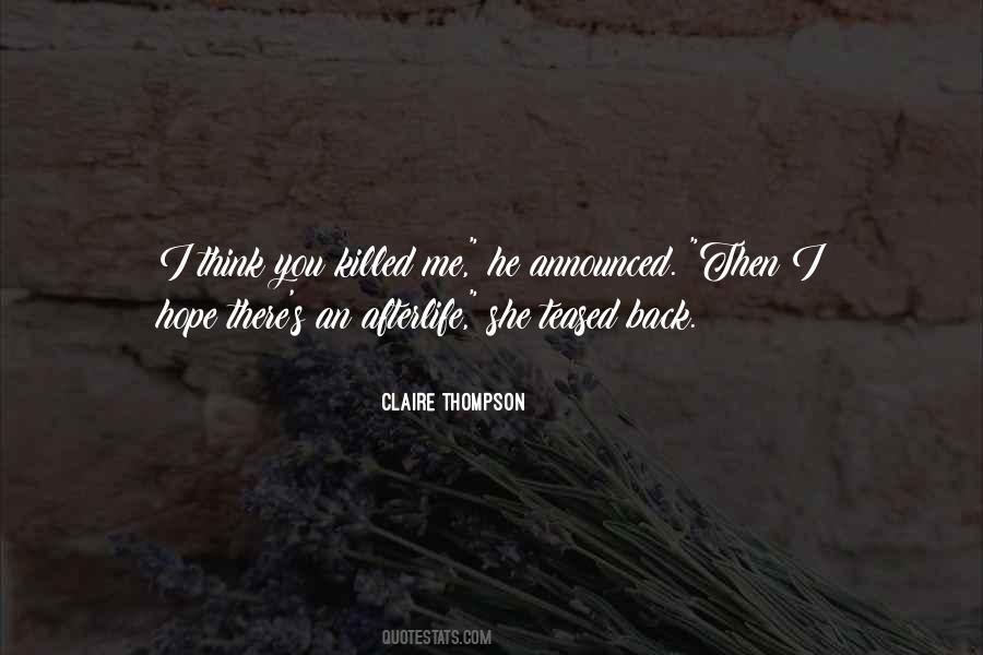 Killed Hope Quotes #1146295