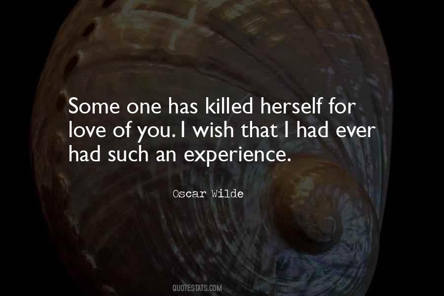 Killed Love Quotes #331036