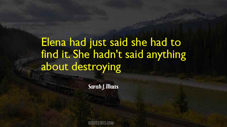 Quotes About Elena #941087