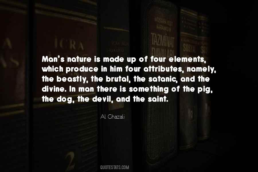 Quotes About Elements Of Nature #1190411