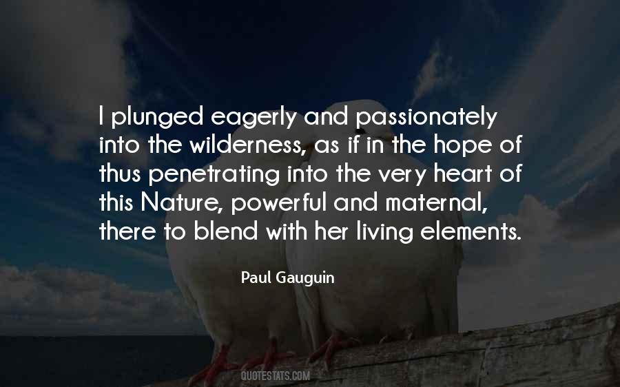 Quotes About Elements Of Nature #51919