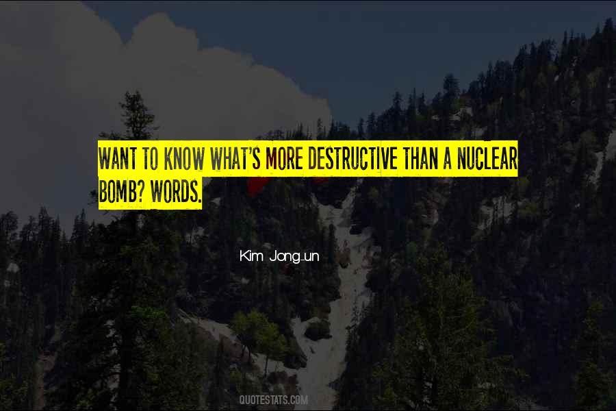 Kim Jong Quotes #1595589