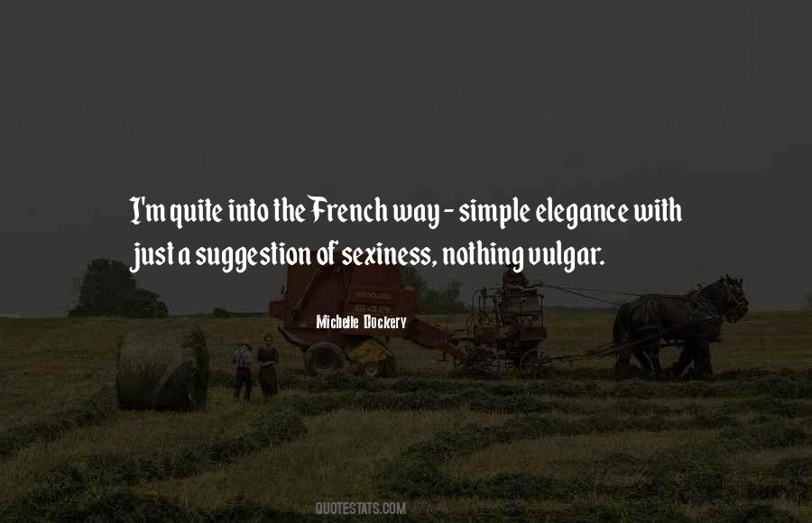 Quotes About Elegance In French #363640