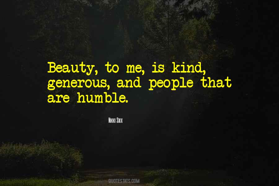 Kind And Humble Quotes #1755163