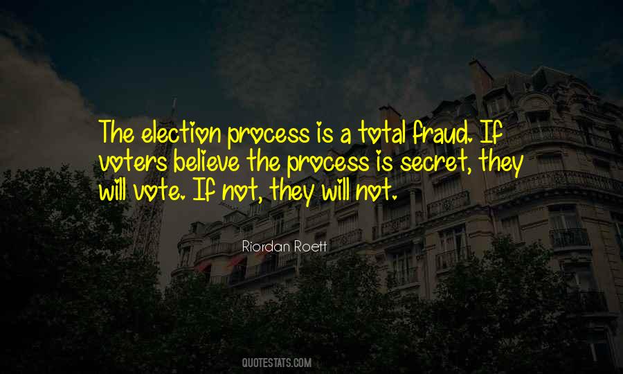 Quotes About Election Process #1268830