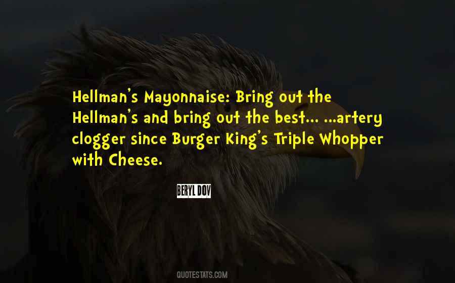 King Burger Quotes #1457161