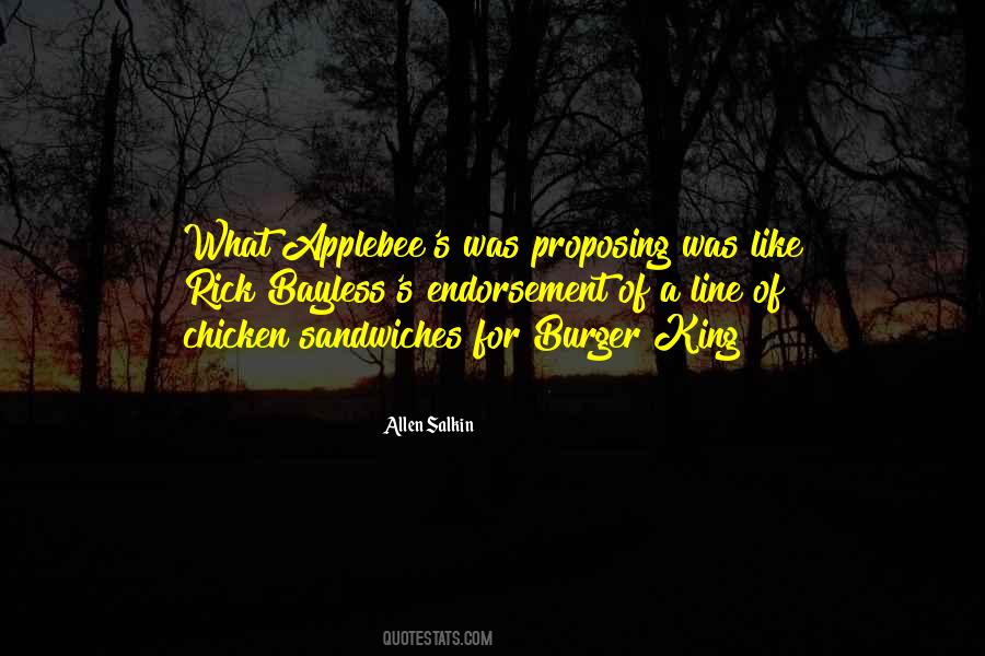 King Burger Quotes #1485273