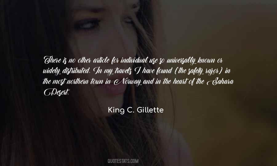King Gillette Quotes #1651388